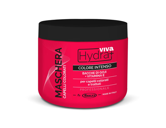 HYDRA VIVA+ MASCHERA PER CAPELLI COLORE INTENSO CON GOJI E VITAMINA E DA 500ML