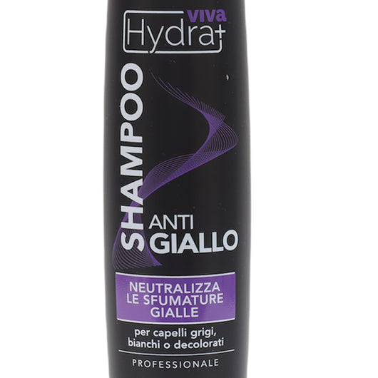 HYDRA VIVA+ SHAMPOO ANTIGIALLO PER CAPELLI GRIGI BIANCHI O DECOLORATI 250 ML