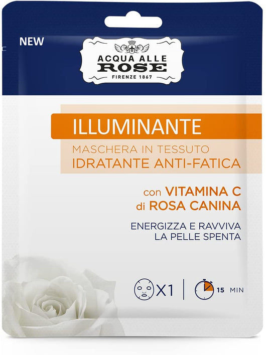 ACQUA ALLE ROSE MASCHERA VISO IN TESSUTO ILLUMINANTE