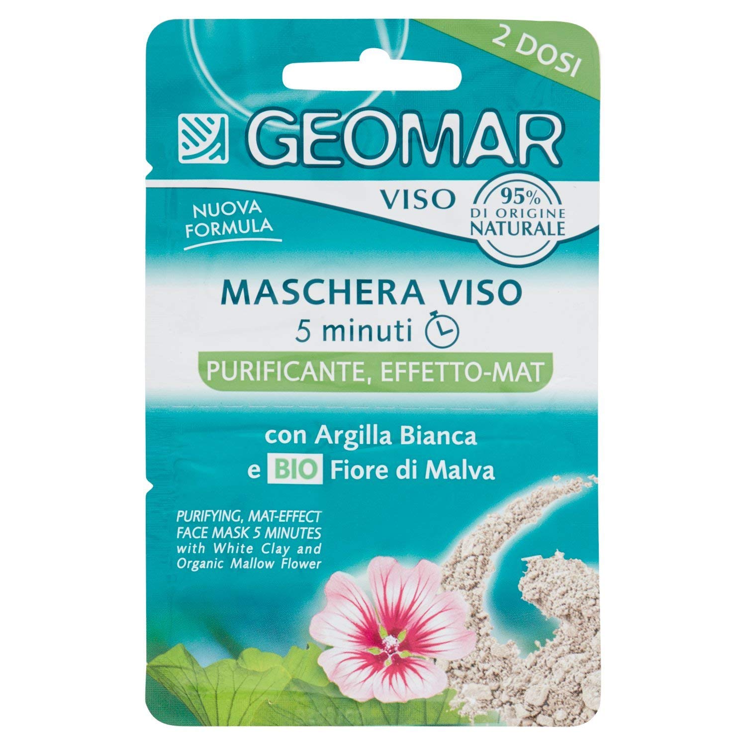 GEOMAR MASCHERA VISO PURIFICANTE DA 15 ML 5 MINUTI