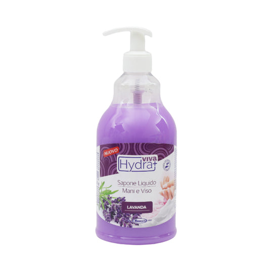 HYDRA VIVA+ SAPONE LIQUIDO IN FORMATO DA 750 ML CON DISPENSER ALLA LAVANDA