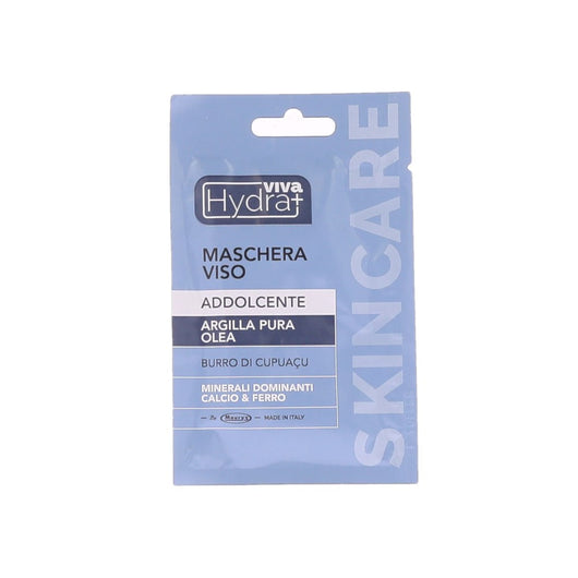 HYDRA VIVA+ MASCHERA PER VISO ADDOLCENTE ALL'ARGILLA PURA OLEA MONOUSO DA 10 ML