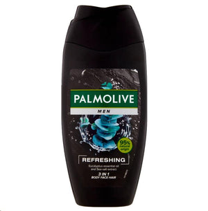 PALMOLIVE BAGNOSCHIUMA 220 ML NATURALS MEN REFRESHING CORPO E VISO 3 IN 1 OKY