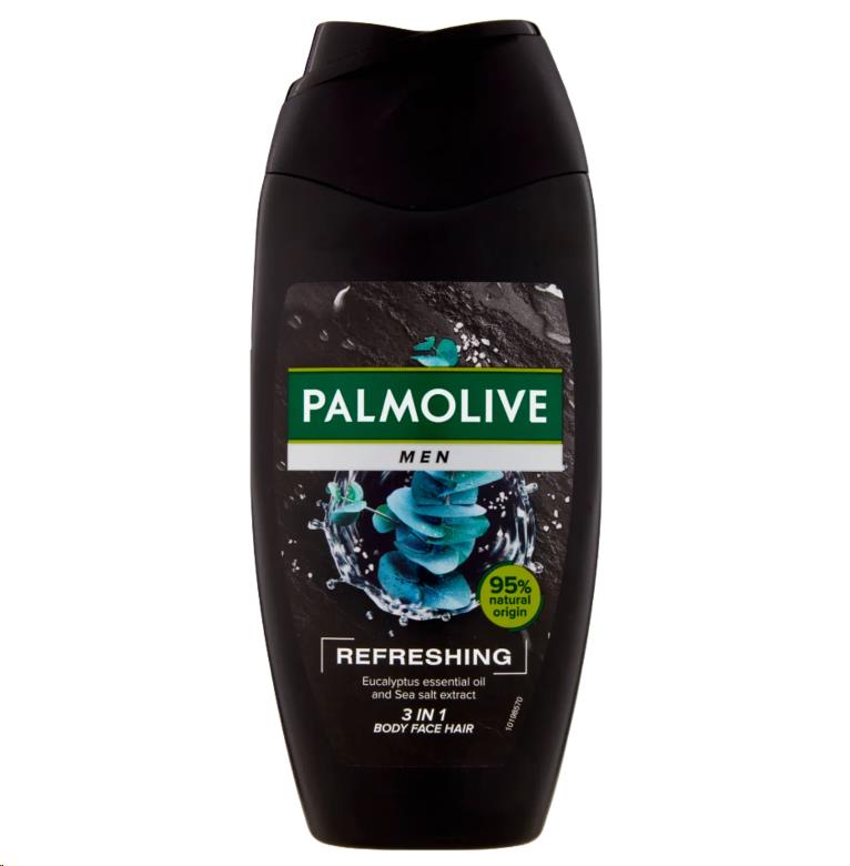 PALMOLIVE BAGNOSCHIUMA 220 ML NATURALS MEN REFRESHING CORPO E VISO 3 IN 1 OKY