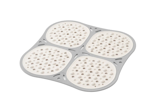 TAPPETO DA DOCCIA LINEA RELAX 53X53 CM IN COLORE BIANCO