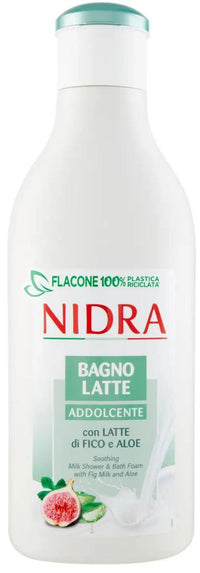 NIDRA BAGNOSCHIUMA 750ML ADDOLCENTE AL LATTE DI FICO E ALOE