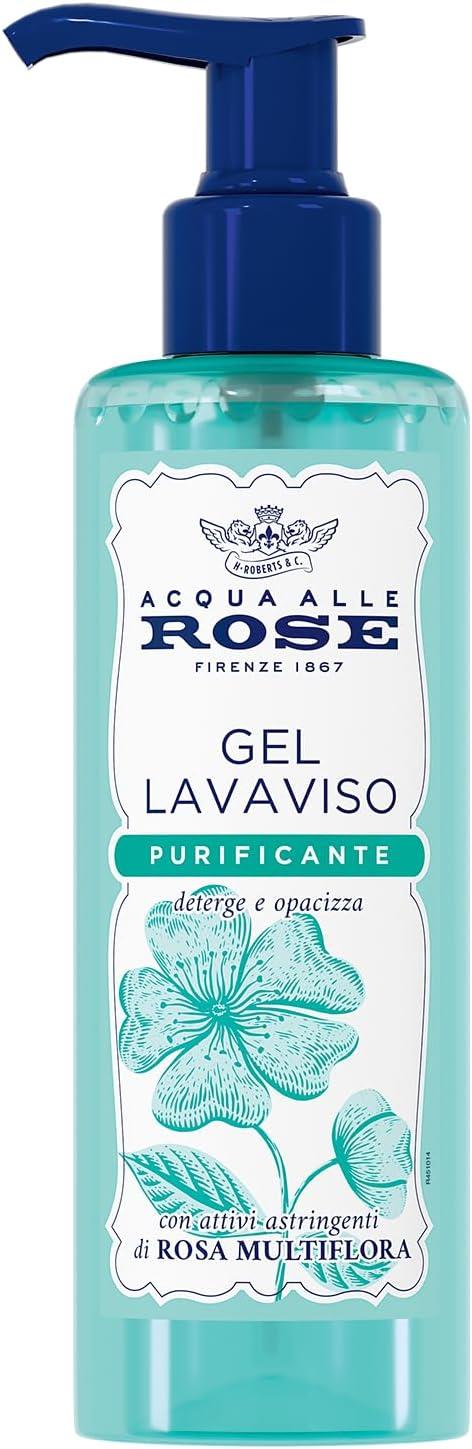 ACQUA ALLE ROSE GEL DETERGENTE VISO PURIFICANTE ROSA MULTIFLORA PER PELLI MISTE O CON IMPERFEZIONI 200 ML
