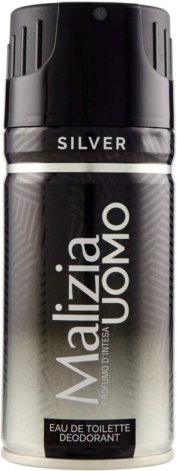 MALIZIA DEODORANTE SPRAY UOMO 150 ML SILVER