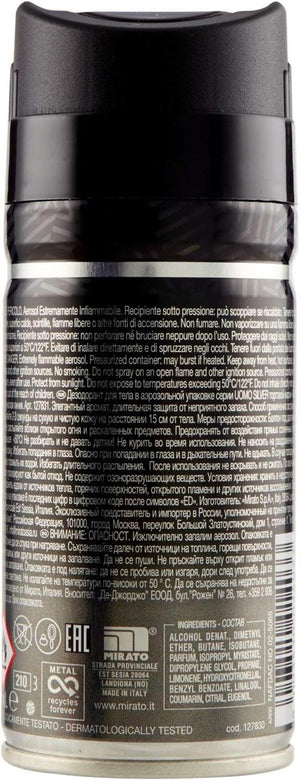 MALIZIA DEODORANTE SPRAY UOMO 150 ML SILVER