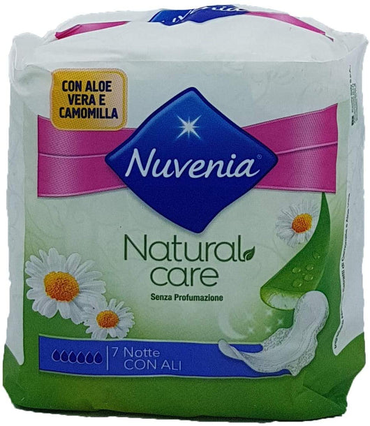 NUVENIA NATURAL CARE ASSORBENTI NOTTE IN CONFEZIONE DA 7 PEZZI