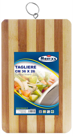 MAURY'S TAGLIERE TAGLI CON ANELLO 26X36CM