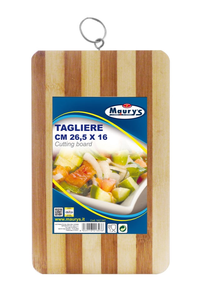 MAURY'S TAGLIERE TAGLI CON ANELLO 16 X 26,5 CM