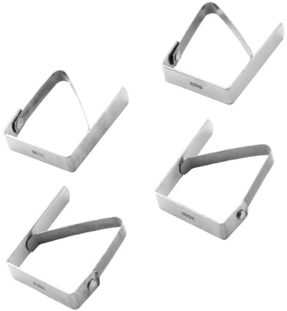 PEDRINI MOLLA FERMA TOVAGLIA IN SET DA 4 PEZZI