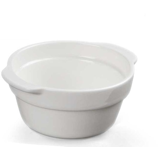 CIOTOLINA DA  APERITIVO IN PORCELLANA 10,5X9 CM IN COLORE BIANCO