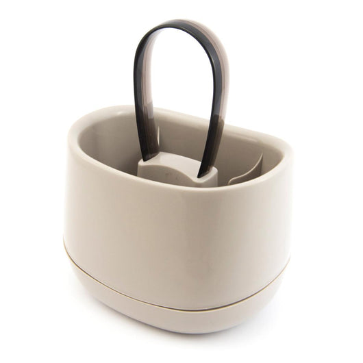 GAIA SCOLAPOSATE IN PLASTICA CON MANICO DI COLORE TORTORA