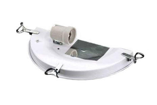 PLAFONIERA APPLIQUE DA 30CM CON DESIGN A QUADRI IN COLORE BIANCO