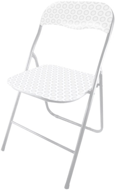 MAURY'S SEDIA PIEGHEVOLE SALVASPAZIO GOLF BIANCA