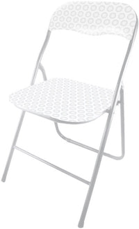 MAURY'S SEDIA PIEGHEVOLE SALVASPAZIO GOLF BIANCA