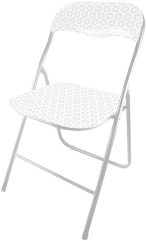 MAURY'S SEDIA PIEGHEVOLE SALVASPAZIO GOLF BIANCA