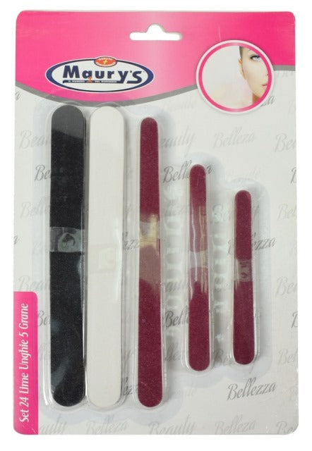 MAURY'S 24 LIME PER UNGHIE CON 5 GRANE