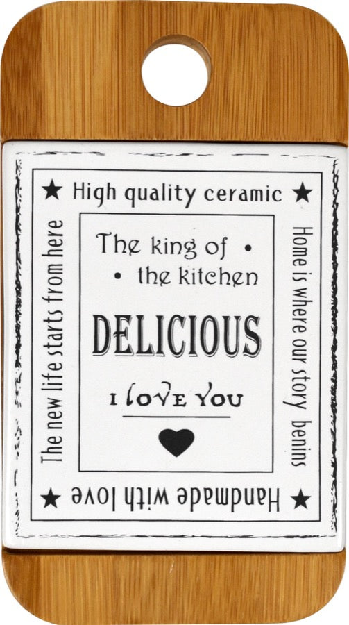 MAURY'S DELICIOUS TAGLIERE CON INSERTO IN CERAMICA 28CM