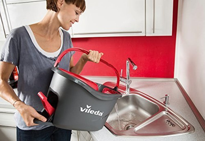 VILEDA TURBO SMART SISTEMA LAVAPAVIMENTI ROTANTE CON MANICO E SECCHIO
