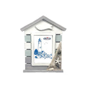 MAURY'S MARINA PORTAFOTO CASETTA CON RETE E CONCHIGLIE  27 X 22 X 3 CM