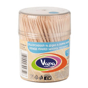 STUZZICADENTI BASTONCINI DOPPIA PUNTA IN LEGNO NATURALE PER ALIMENTI 400PZ