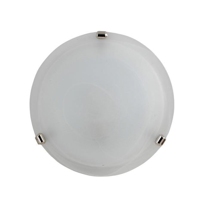 DUNA LAMPADA PLAFONIERA DA SOFFITTO E27 1 LUCE 40CM BIANCA
