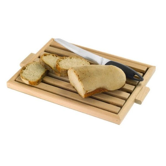 VASSOIO TAGLIAPANE IN LEGNO 38 X 25 X 2,2 CM COLORE LEGNO NATURALE
