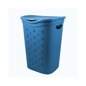 COLORS PORTA BIANCHERIA BLU AVIO DA 55 LT IN PLASTICA RESISTENTE