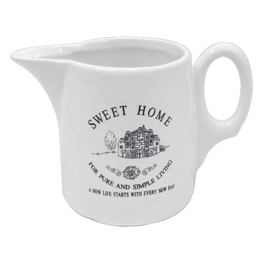 MAURY'S LATTIERA LINEA LIVING CON MANICO E BECCUCCIO BIANCO 200 ML