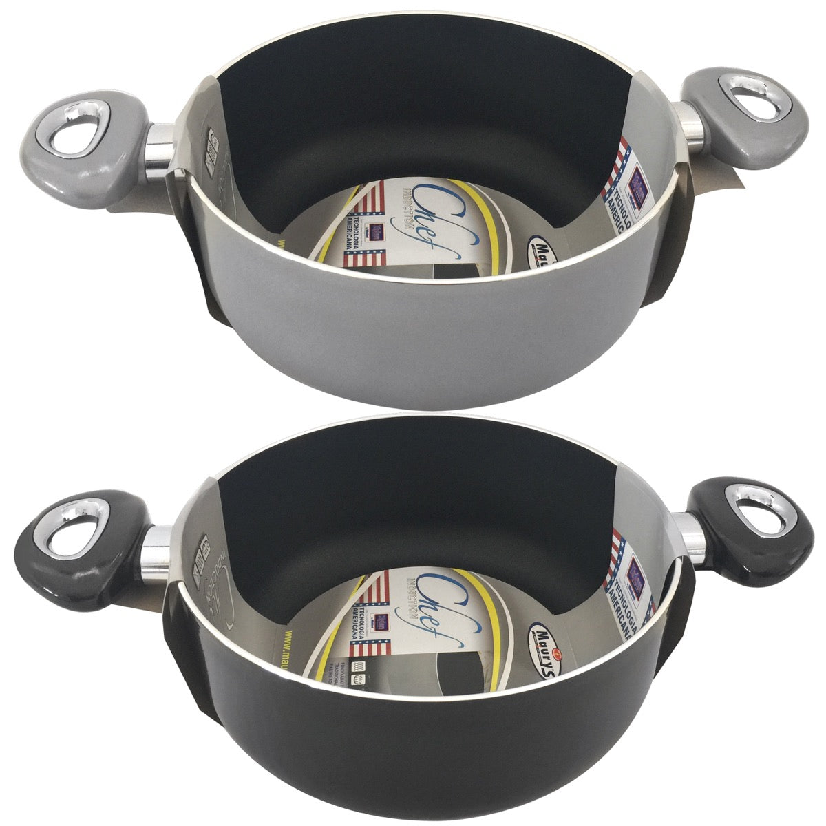 MAURY'S CHEF INDUCTION CASSERUOLA 20 CM CON FONDO IN TECNOLOGIA XYLAN
