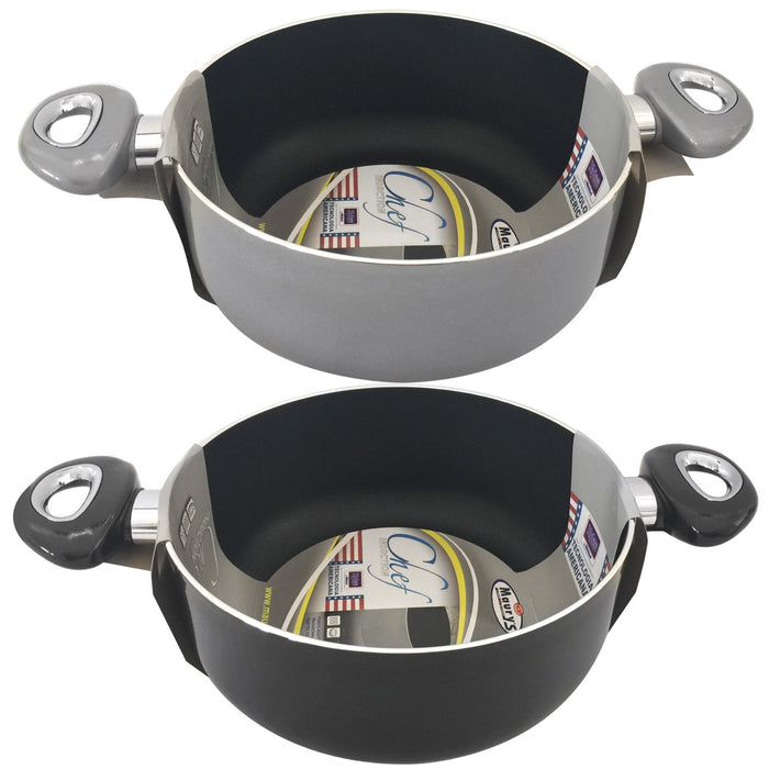 MAURY'S CHEF INDUCTION CASSERUOLA 20 CM CON FONDO IN TECNOLOGIA XYLAN