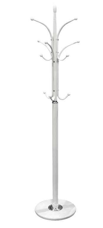 EMILY APPENDIABITI A PIANTANA CON BASE IN MARMO 178CM COLORE BIANCO