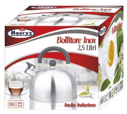 MAURY'S BOLLITORE IN ACCIAIO INOX CAPACITÀ LT.2,5 LT
