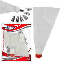 MAURY'S SACCAPOCHE RIUTILIZZABILE SET DA 2 PEZZI CON 6 BECCUCCI IN ACCIAIO INOX