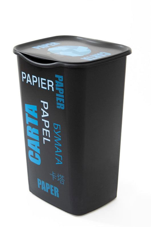 PATTUMIERA BIDONE PER RACCOLTA DIFFERENZIATA RICICLO CARTA 50 LITRI