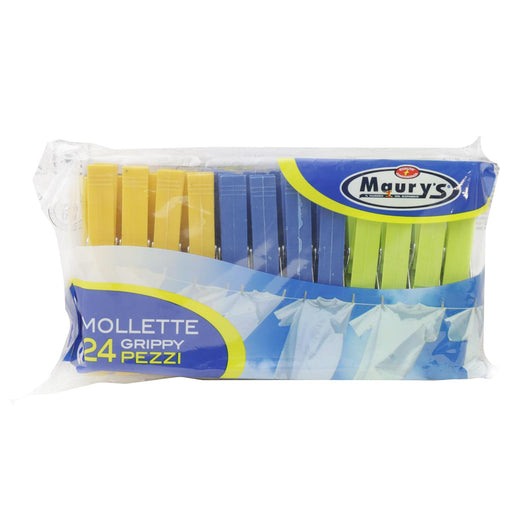 MAURY'S MOLLETTE GRIPPY PER BUCATO IN SET DA 24 PZ COLORATE