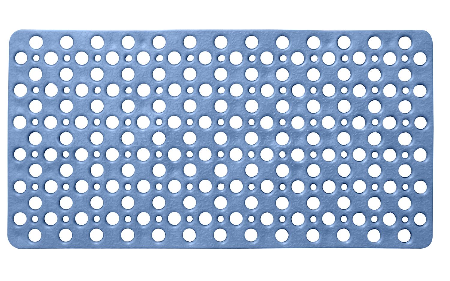 TAPPETO PER DOCCIA E VASCA LINEA AVIO ANTISCIVOLO DA 74X36 CM IN COLORE BLU