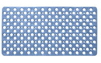 TAPPETO PER DOCCIA E VASCA LINEA AVIO ANTISCIVOLO DA 74X36 CM IN COLORE BLU