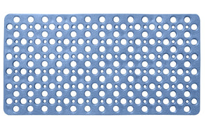 TAPPETO PER DOCCIA E VASCA LINEA AVIO ANTISCIVOLO DA 74X36 CM IN COLORE BLU