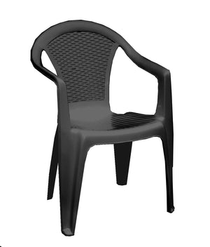 MAURY'S KORA SEDIA IMPILABILE DA ESTERNO MOKA 55 X 54 X H82 CM