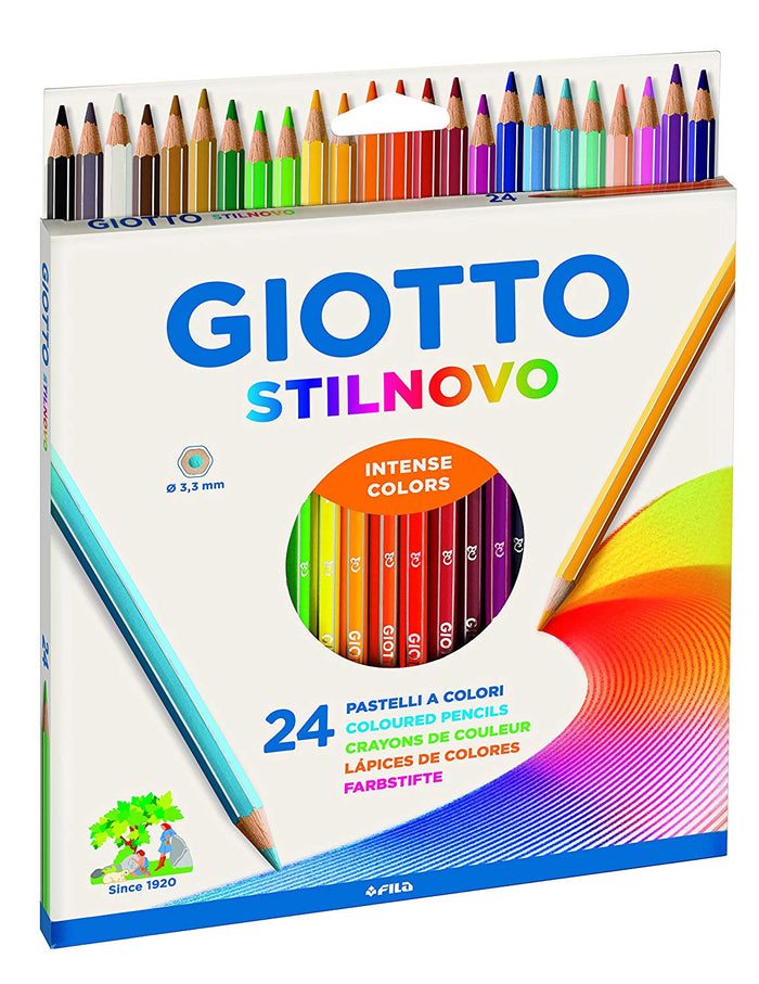 GIOTTO STILNOVO PASTELLI A COLORI 3,3MM 24PZ