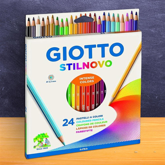 GIOTTO STILNOVO PASTELLI A COLORI 3,3MM 24PZ