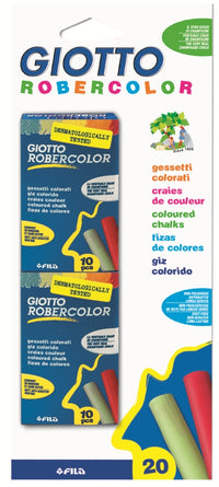 FILA GESSETTI PER LAVAGNA 20 PZ COLORATI