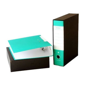 RACCOGLITORE AD ANELLI UFFICIO DORSO 8 SERIE NERO E VERDE