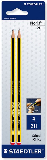 MATITA STAEDTLER N4 2H NORIS ALTA QUALITÀ 2PZ