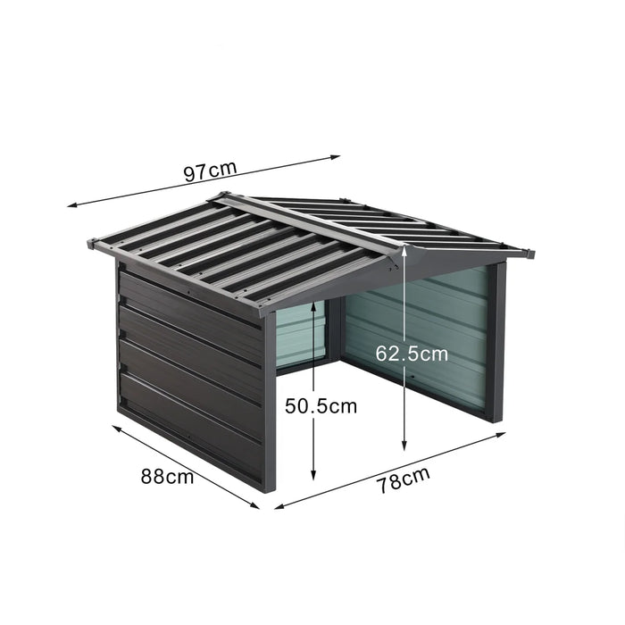 Garage per robot rasaerba, riparo in metallo
