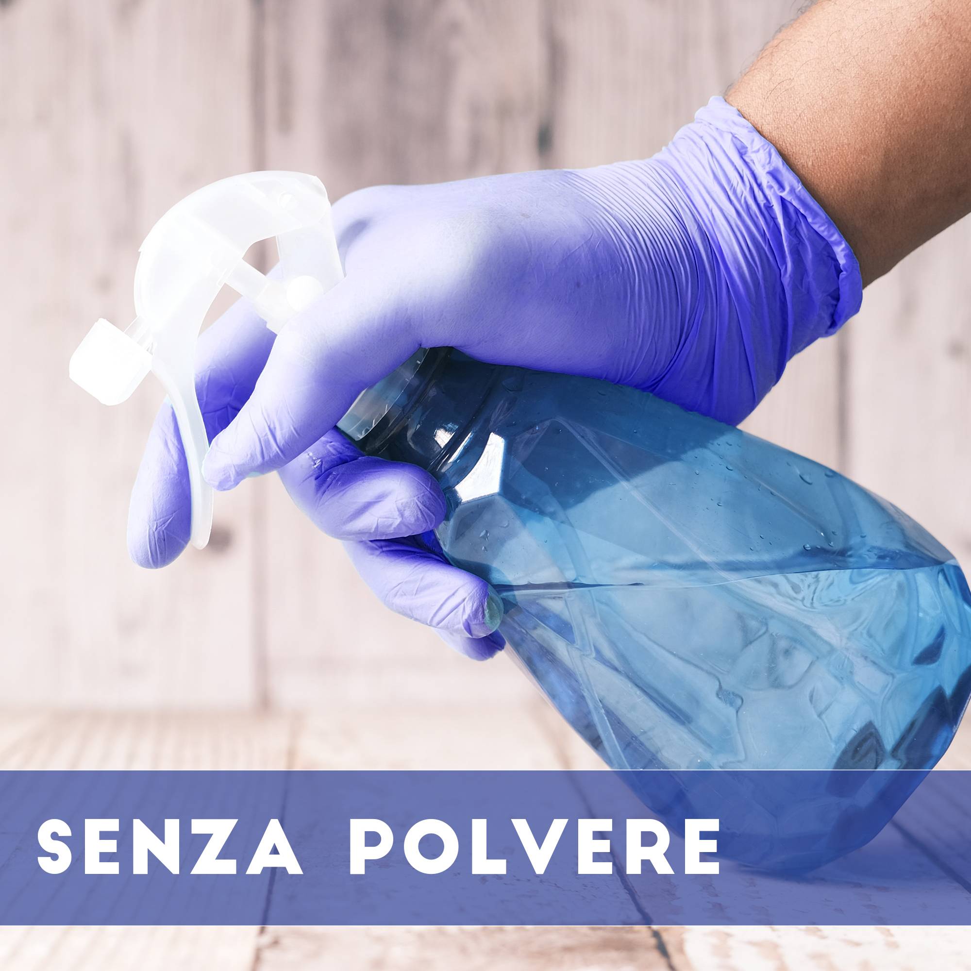 GUANTI IN NITRILE BLU 3,5 GR 1000 S